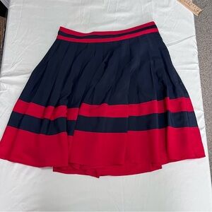 Tommy Hilfiger School Girl Classic Striped Pleated Mini Skirt Cheerleader Size 4